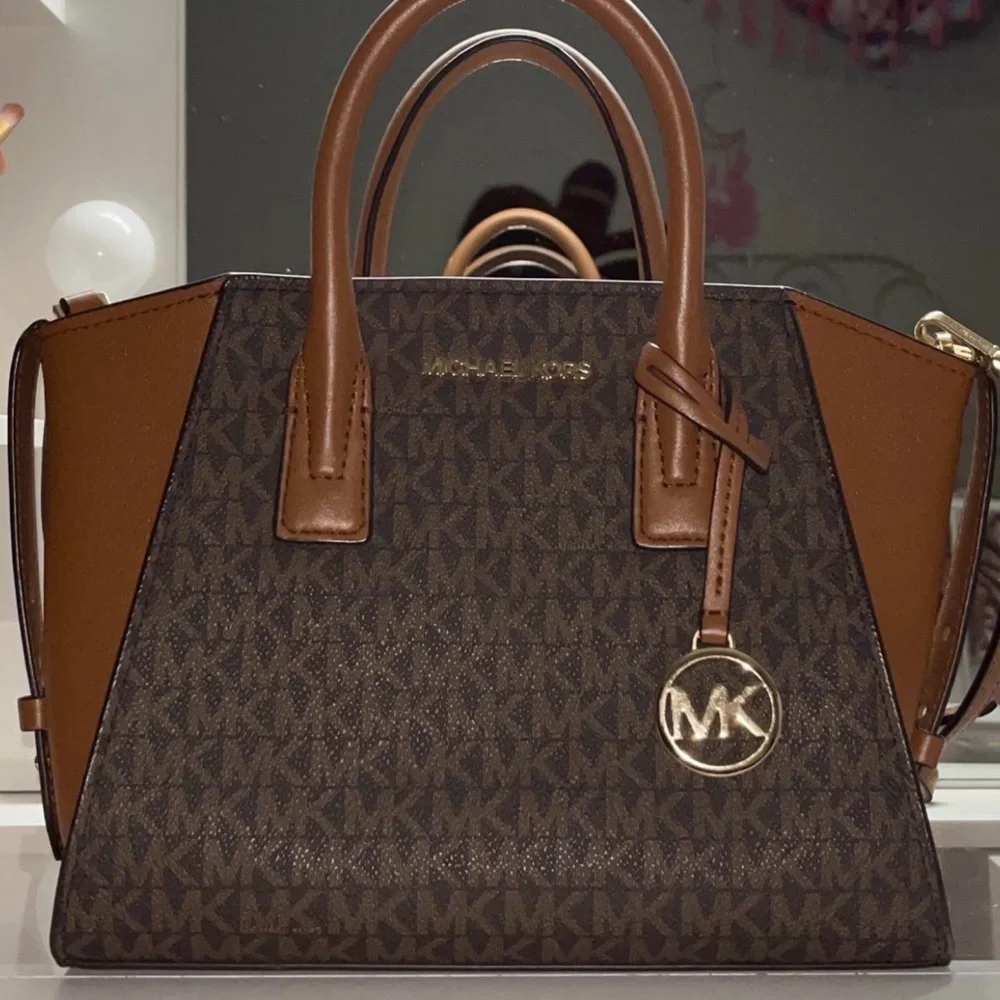 Michael Kors Brown and Tan Satchel - Picture 2 of 16